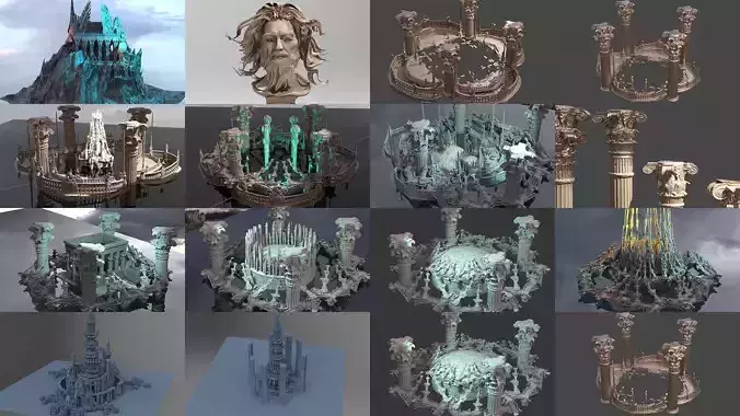 Greek Underworld Temples collection 