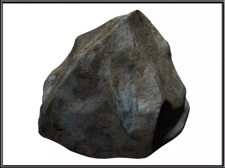 Meteorite Low-poly 3D model