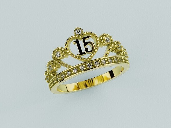 Ring 15 Years - Anillo De 15 Anios 3D print model