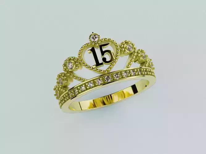 Ring 15 Years - Anillo De 15 Anios