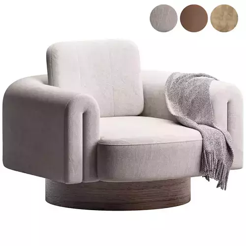 Cozy Oasis Swivel Armchair