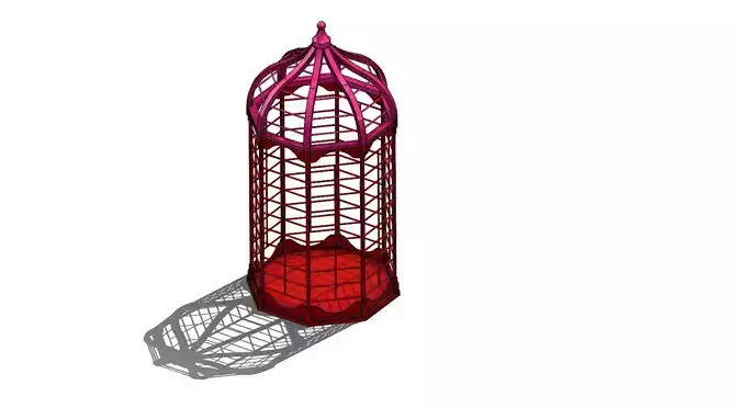 Bird Cage 3D Print Model