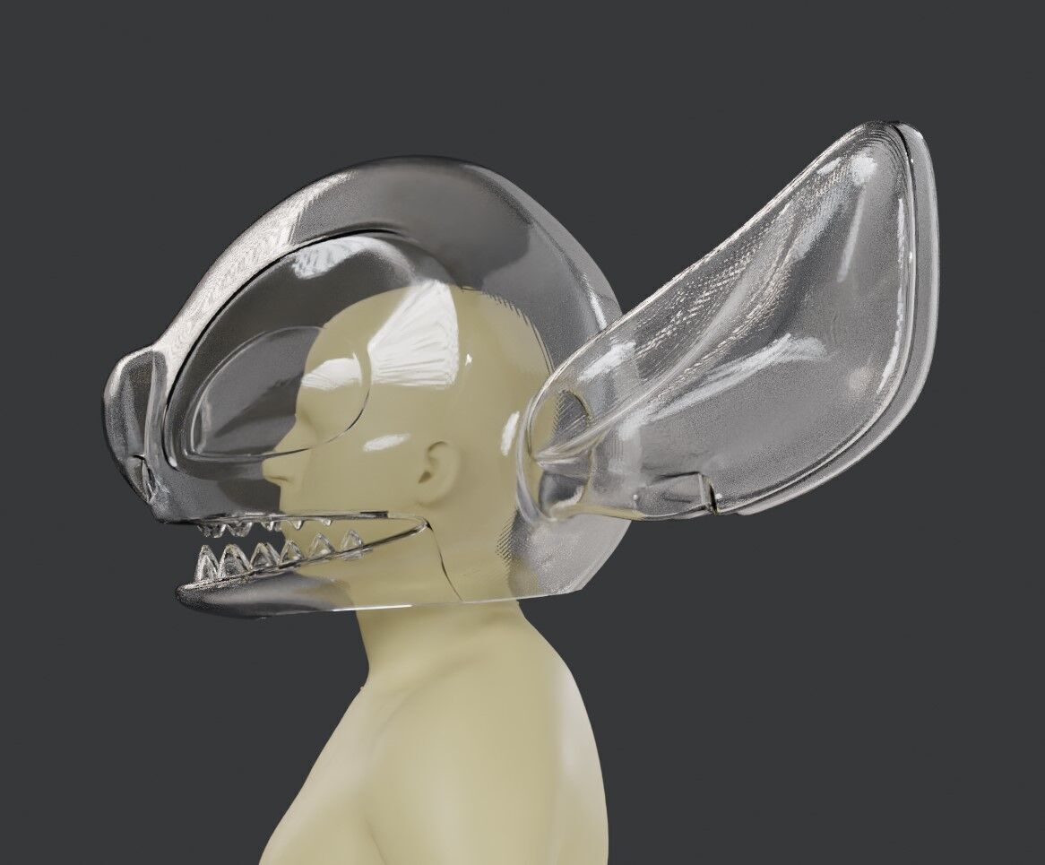 Stitch Head For Cosplays 3D print model_6