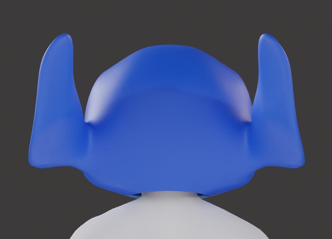 Stitch Head For Cosplays 3D print model_3