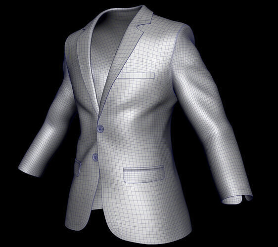 Blazer Low-poly 3D model