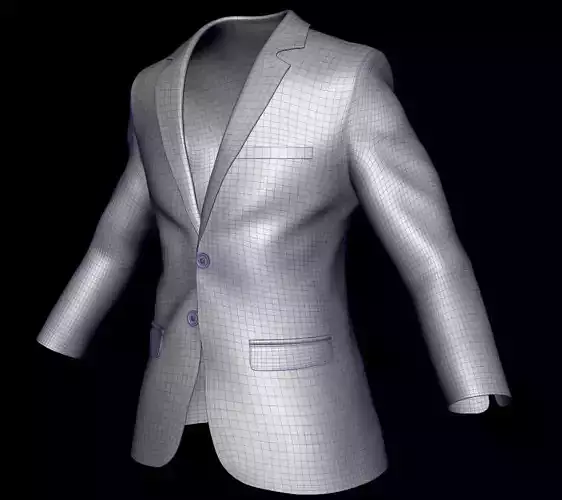 Blazer Low-poly 3D model Blazer Low-poly 3D model