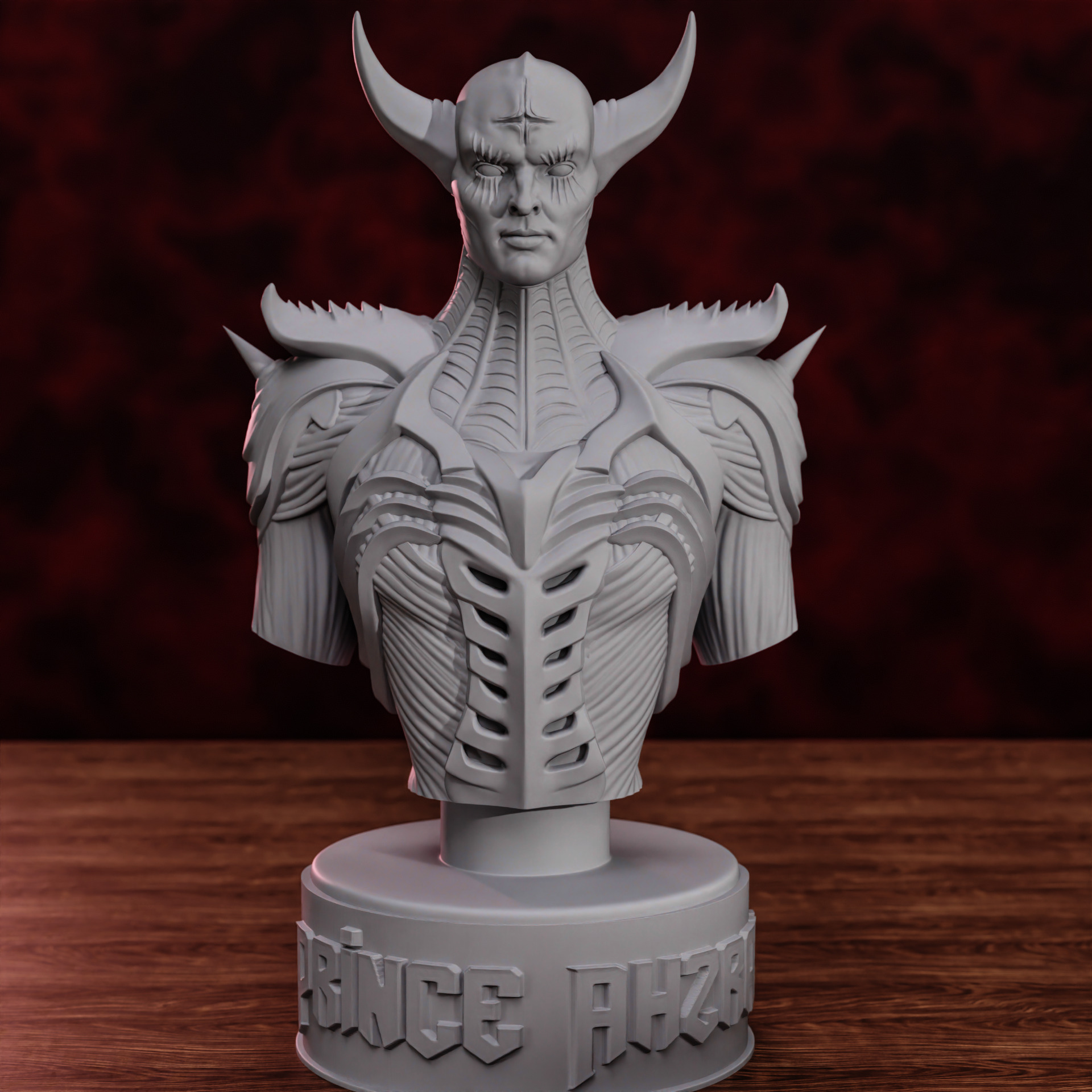 PRINCE AHZRAK DOOM THE DARK AGES 3D print model_6