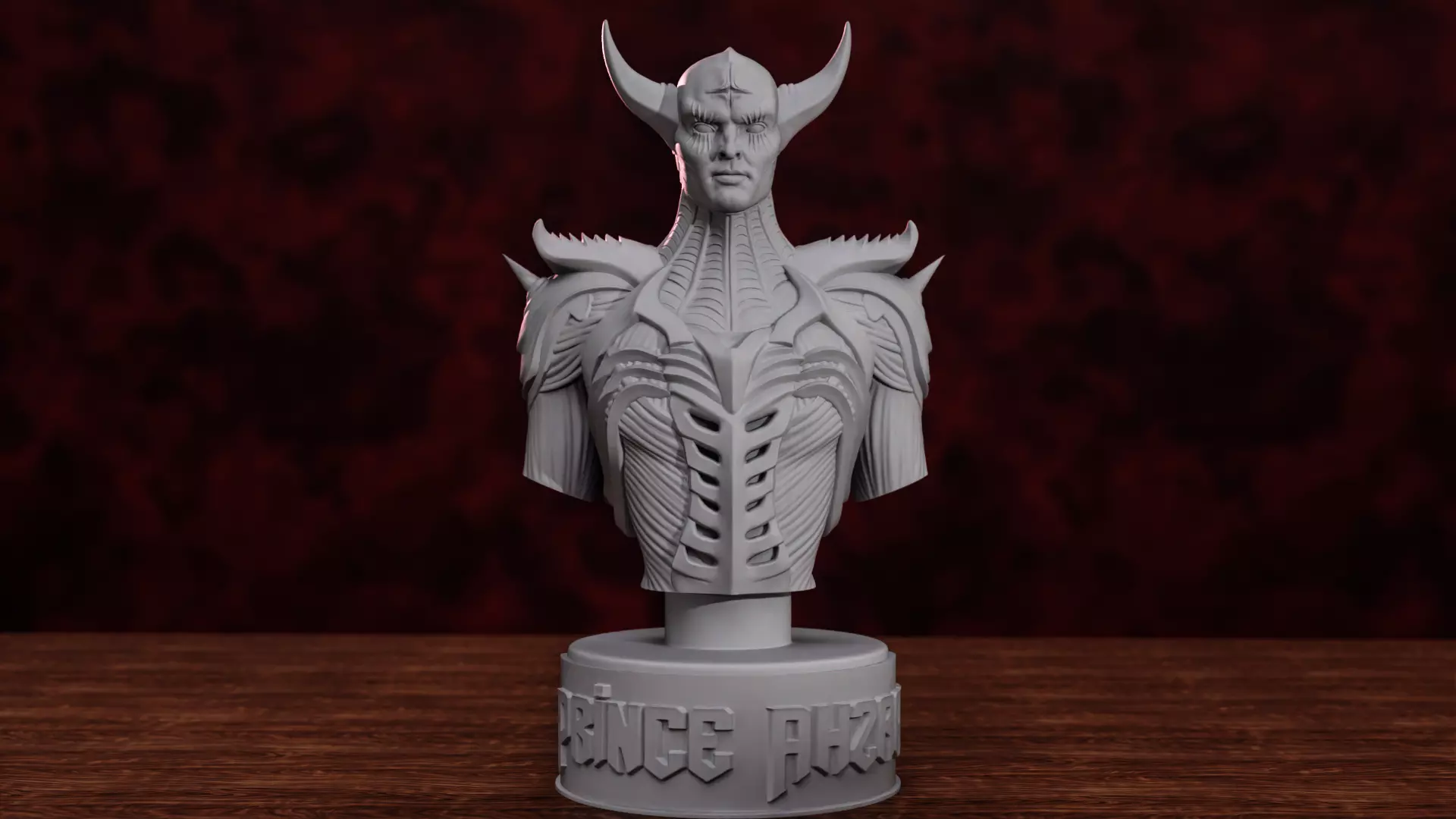 PRINCE AHZRAK DOOM THE DARK AGES 3D print model_0