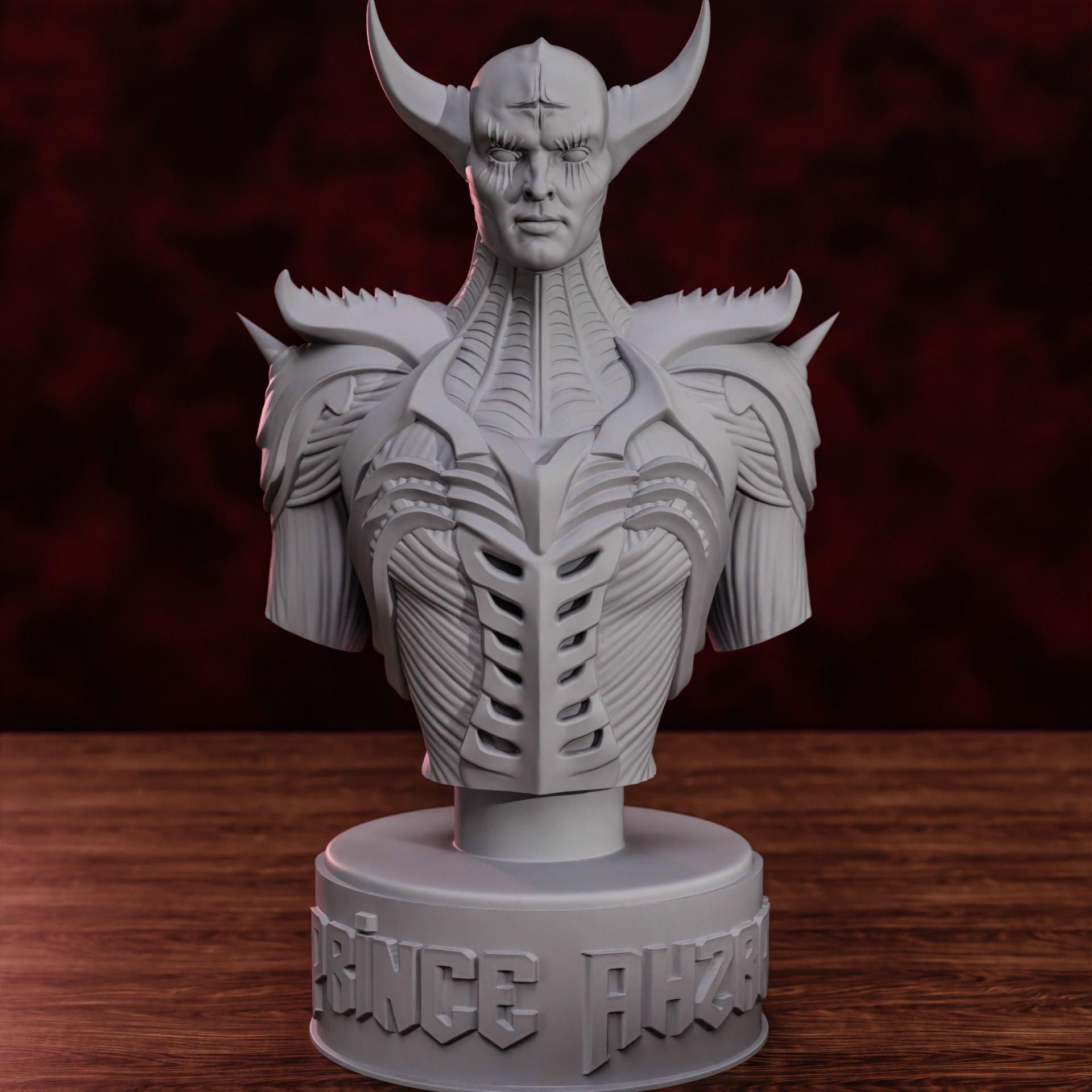 PRINCE AHZRAK DOOM THE DARK AGES 3D print model_7