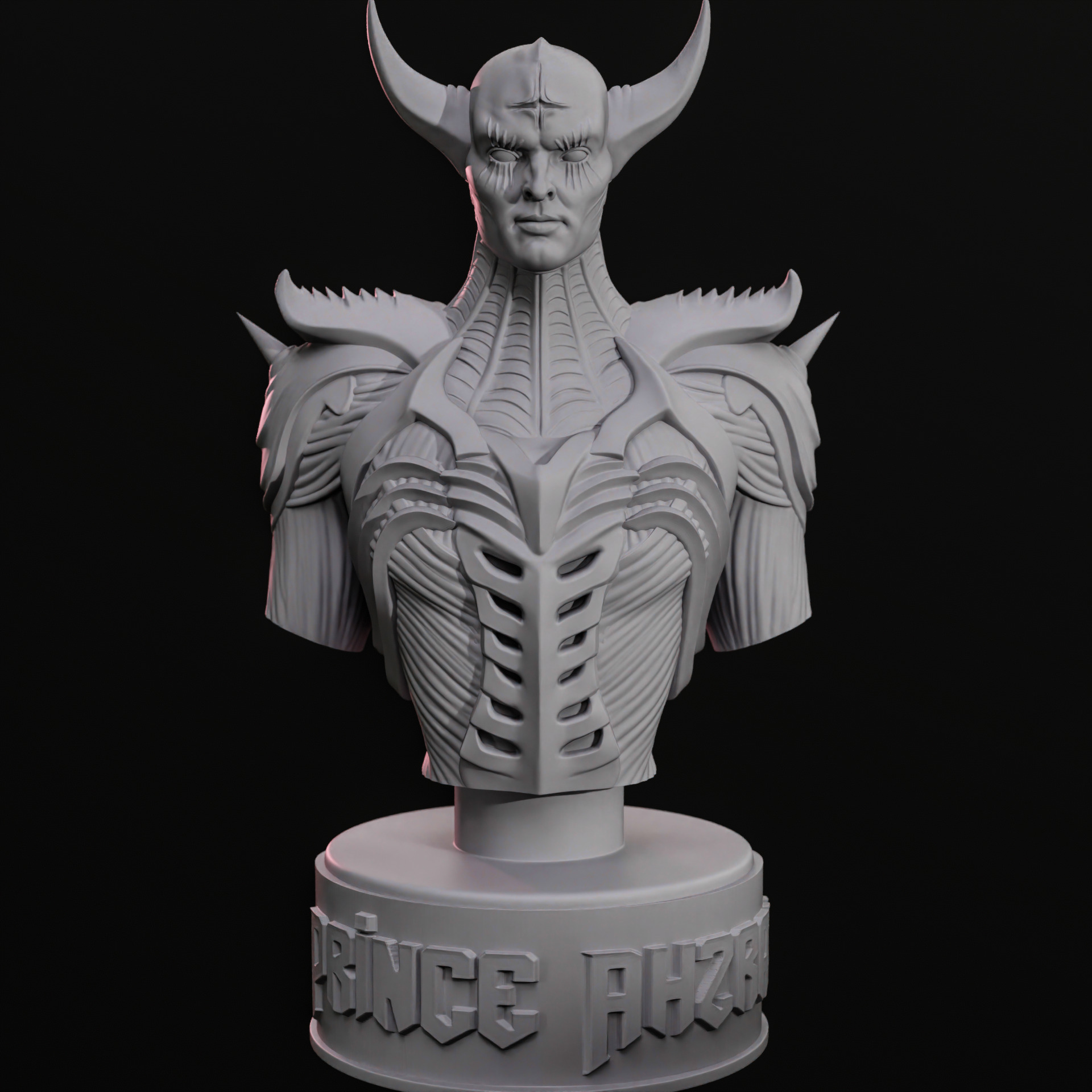 PRINCE AHZRAK DOOM THE DARK AGES 3D print model_5