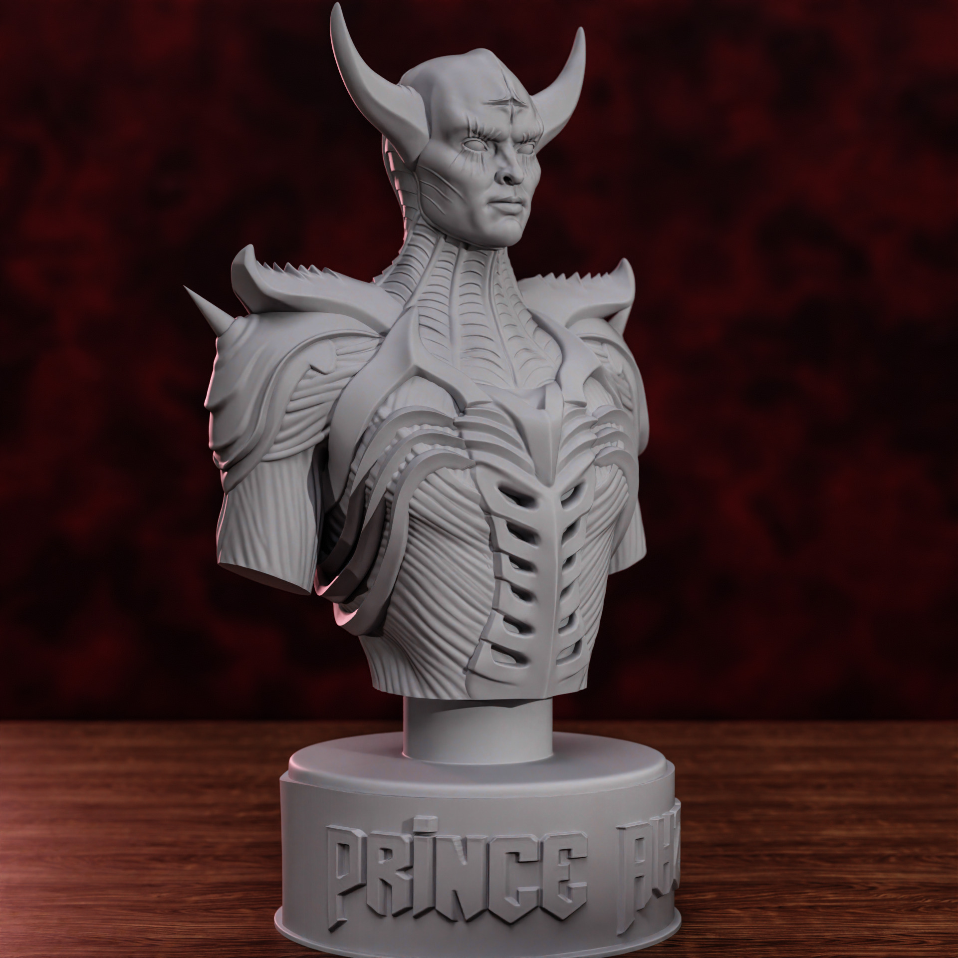 PRINCE AHZRAK DOOM THE DARK AGES 3D print model_3