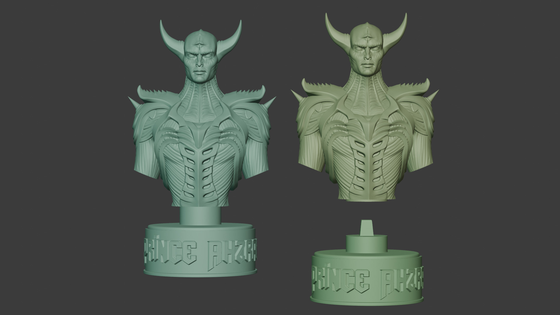 PRINCE AHZRAK DOOM THE DARK AGES 3D print model_1