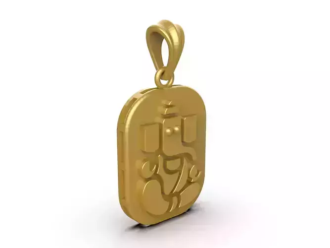 Ganesh pendant 3D-print file-2