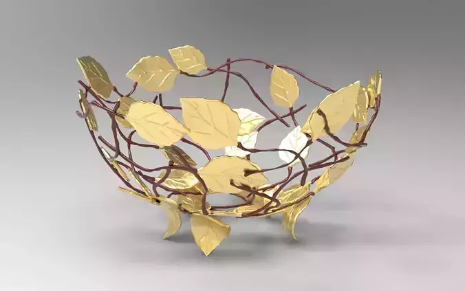 Silver Stand with Bowl