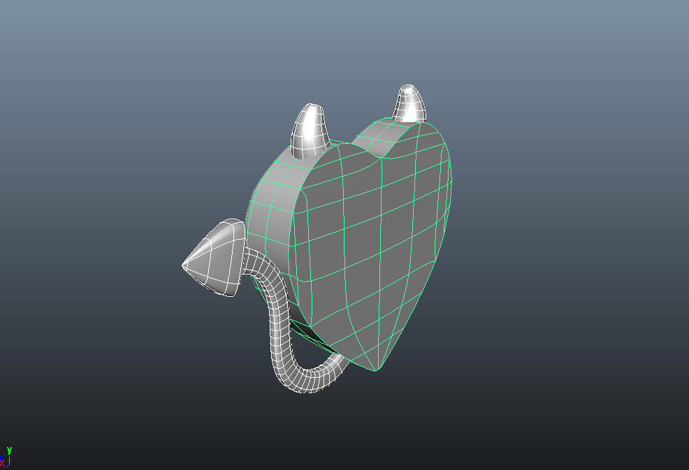 Davil Heart - Model 3D rendered by Graphic-Bell 3D model_4