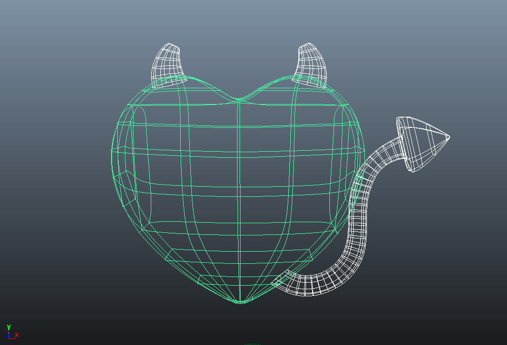 Davil Heart - Model 3D rendered by Graphic-Bell 3D model_2