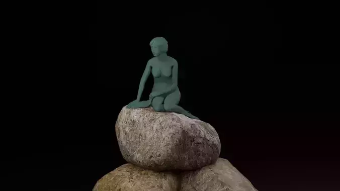 Little Mermaid Statue