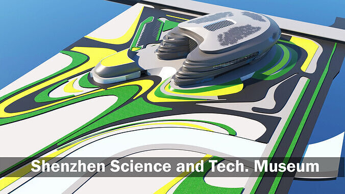 Shenzhen Science  Museum 3D model