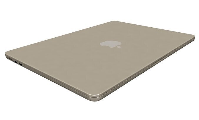 Apple MacBook Air 13 inch With M4 Chip Starlight 3D model | CGTrader