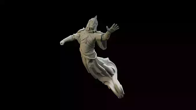 shadow pose 3D print model