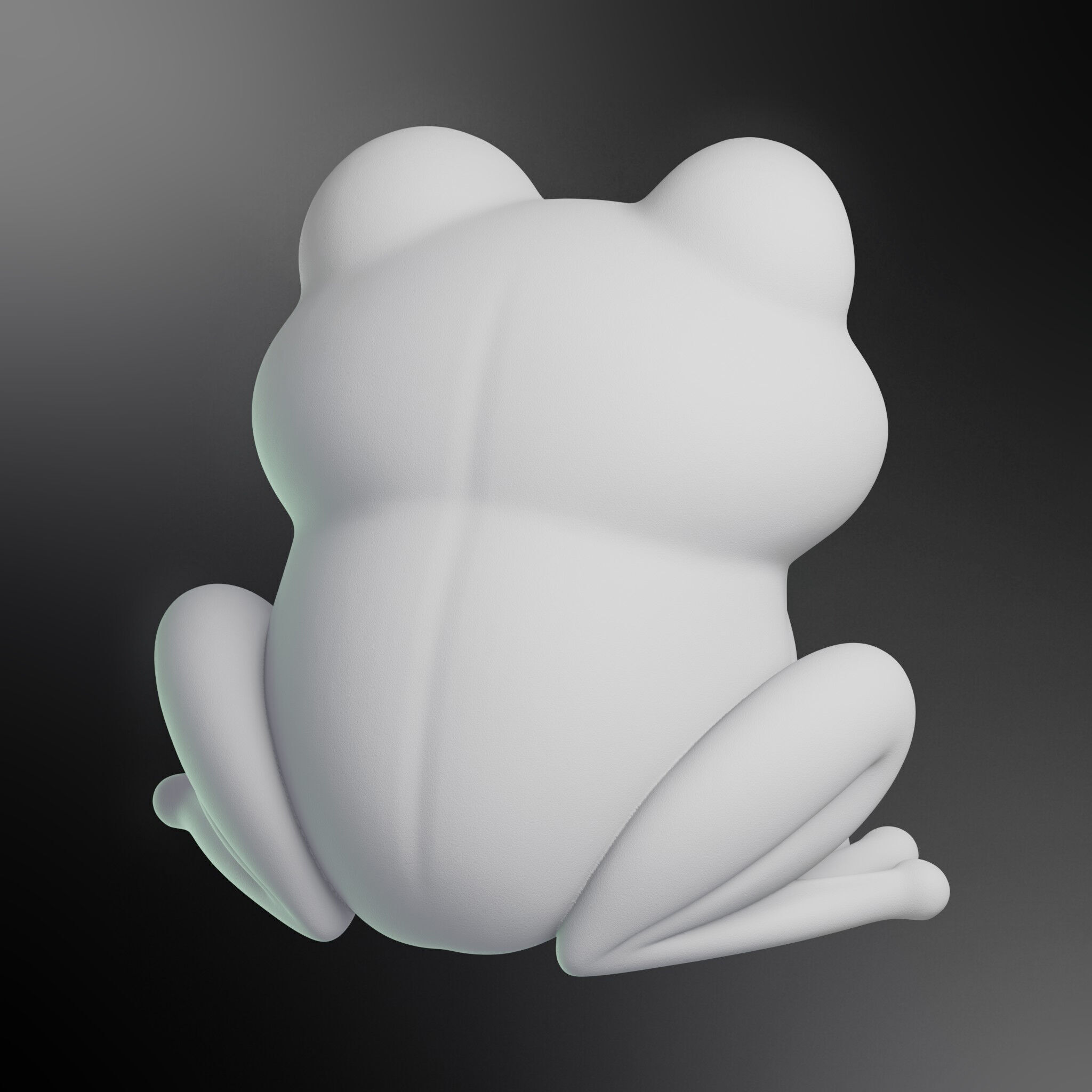 Cute Frog Printable 3D print model_2