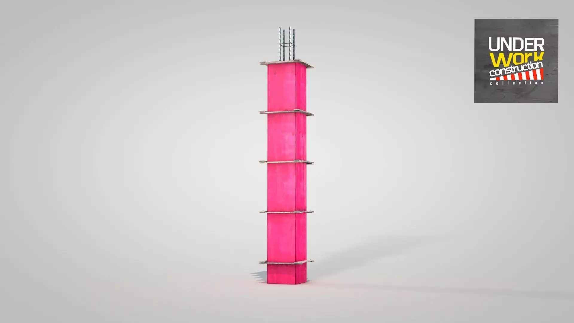 Reinforced Concrete Pillar 3D model