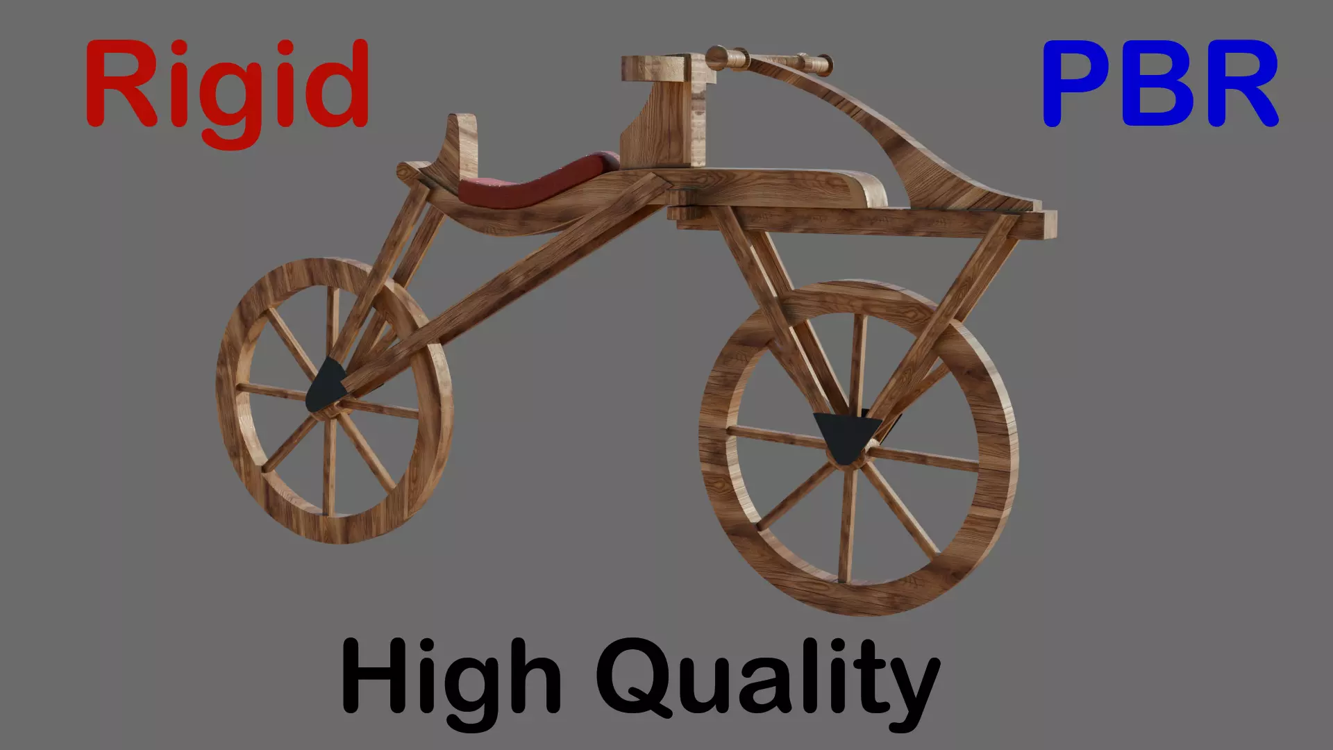 Draisine bike 3d model 3D model_0