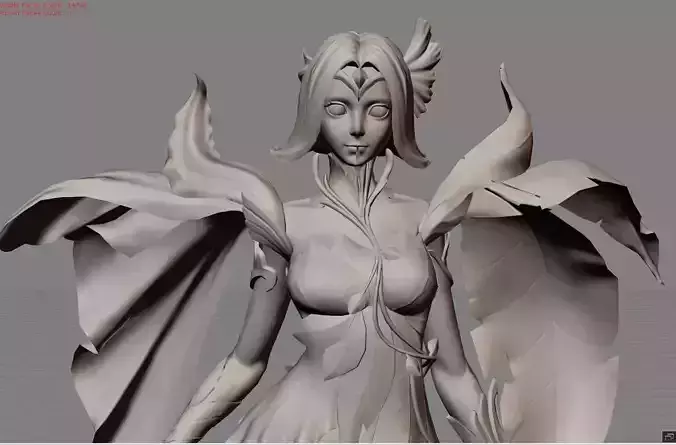 Lunox Ash Blossom Low-poly 3D model
