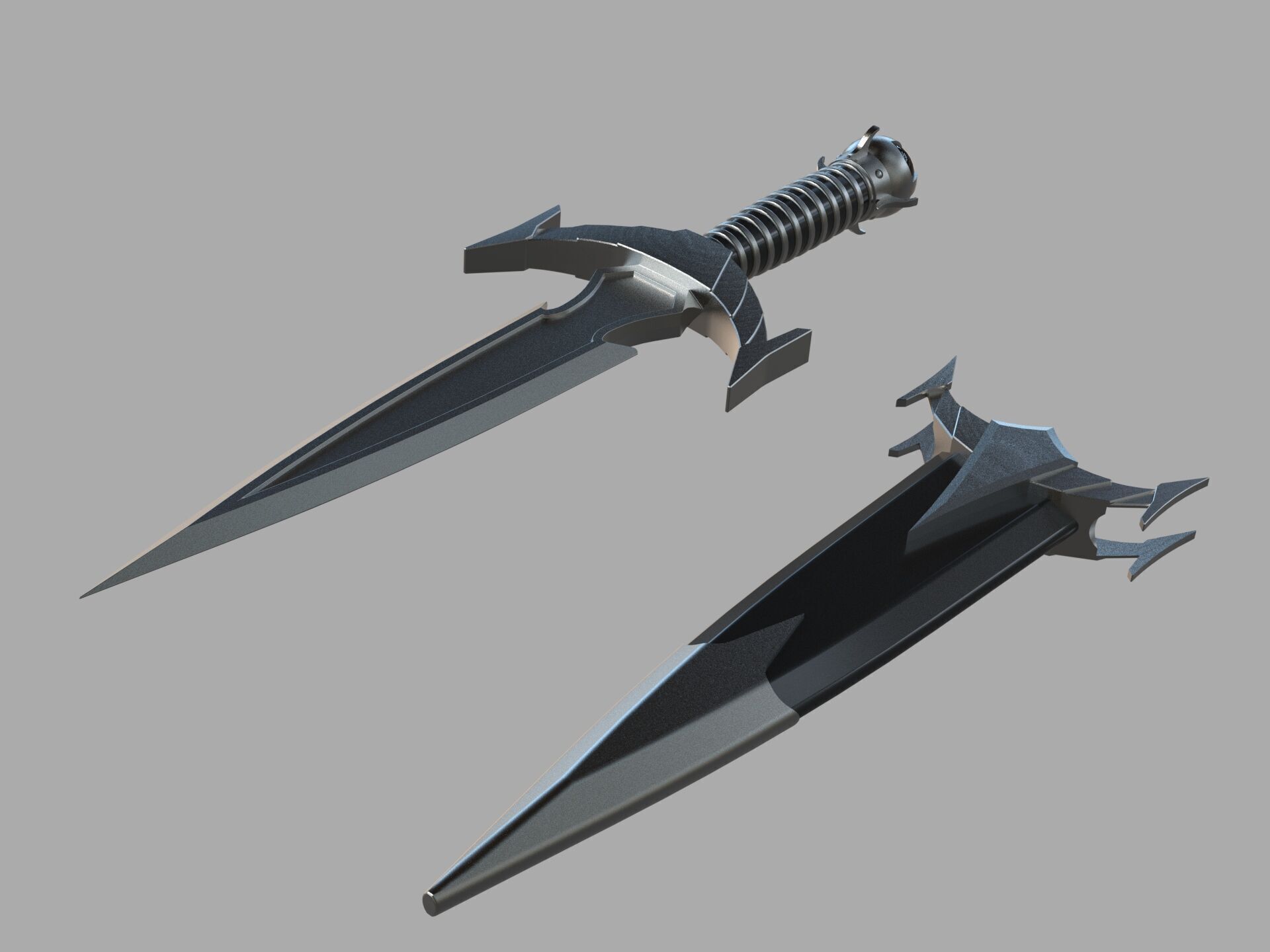 Oblivion Mehrunes Dagon Razor 3D print model_35