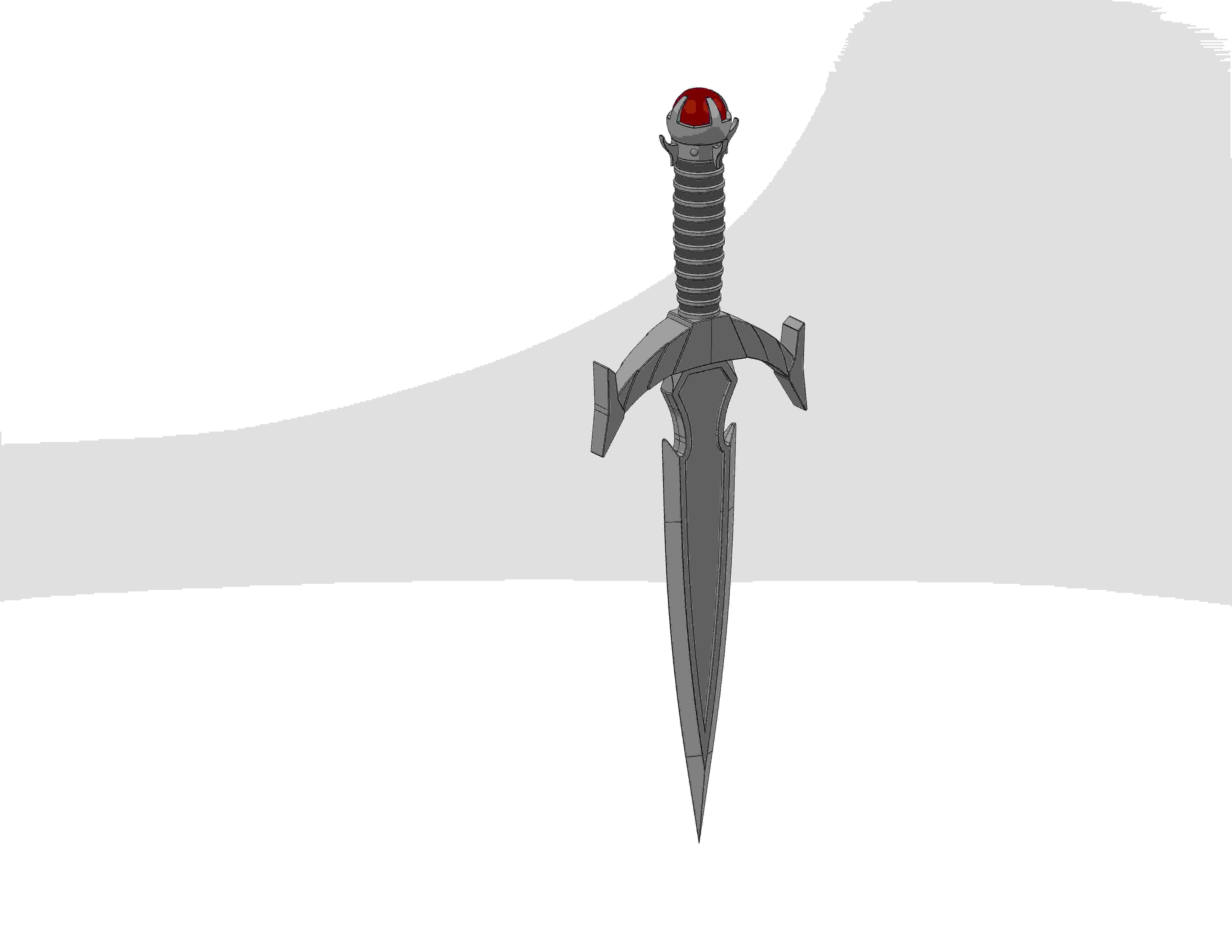 Oblivion Mehrunes Dagon Razor 3D print model_32