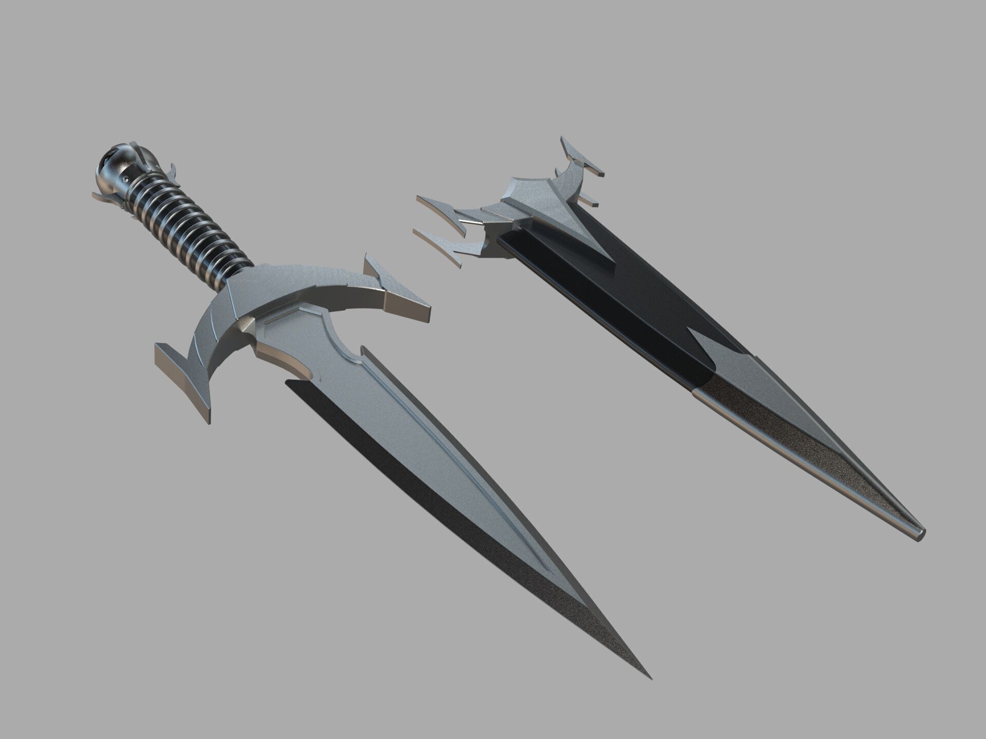 Oblivion Mehrunes Dagon Razor 3D print model_34