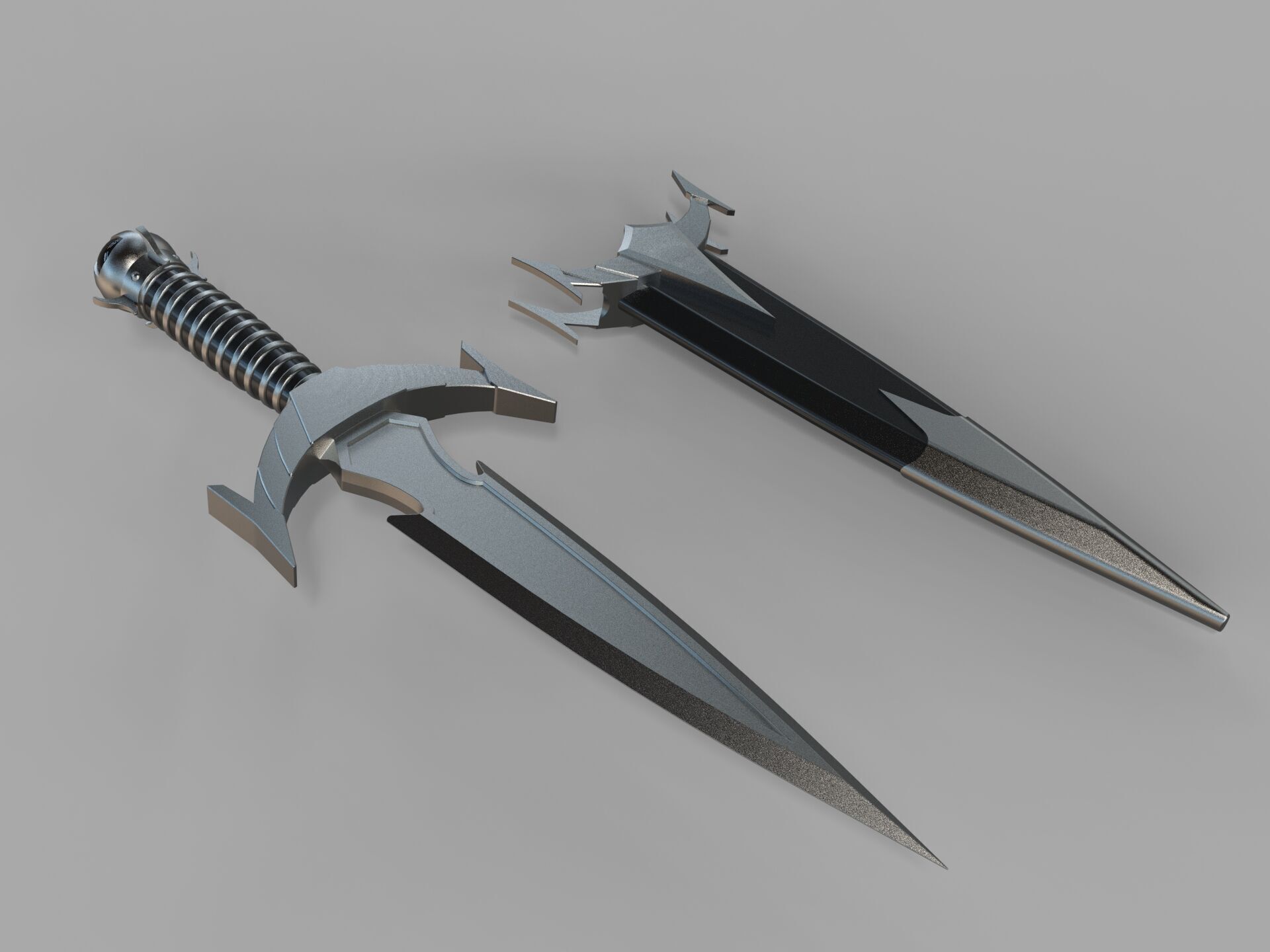 Oblivion Mehrunes Dagon Razor 3D print model_33