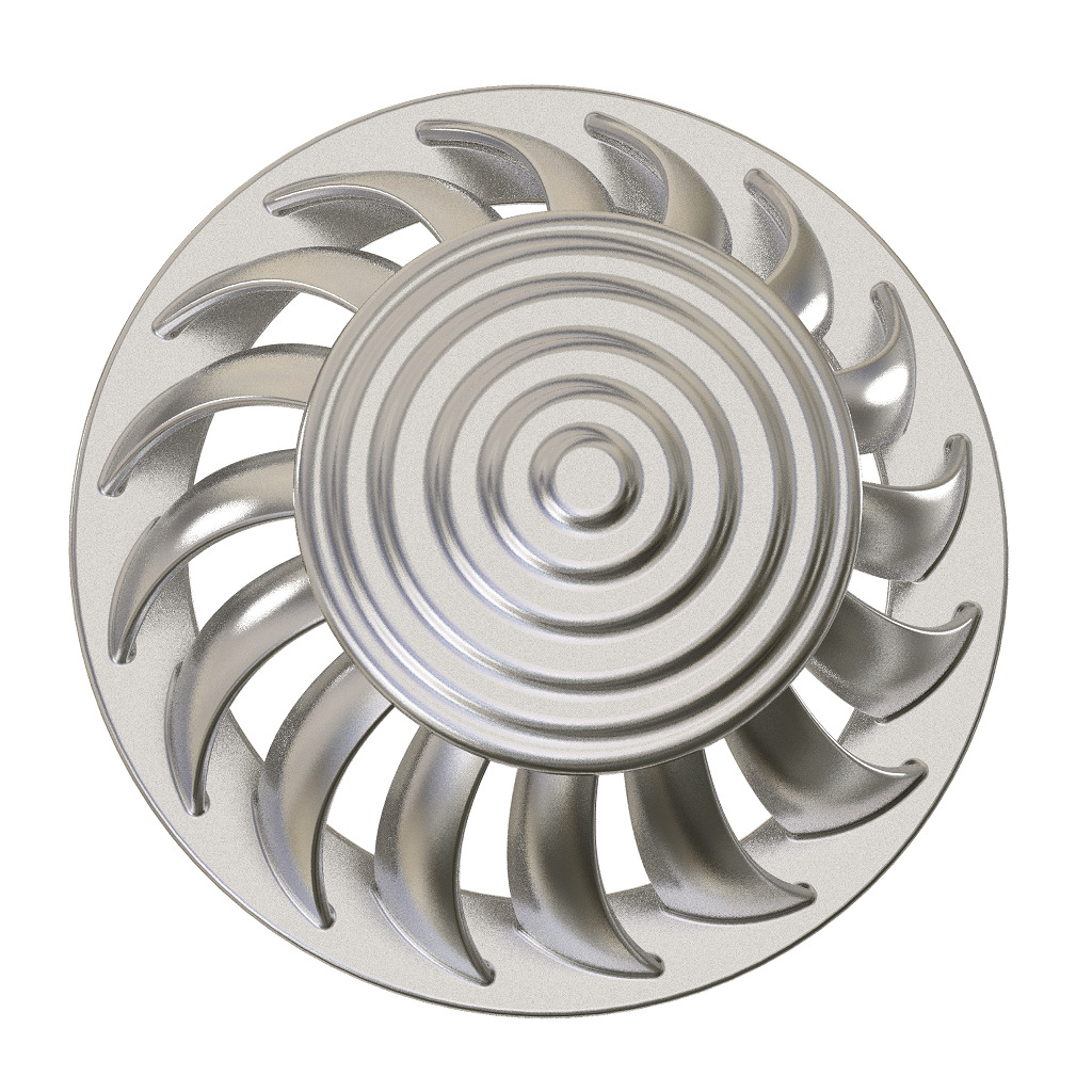 Turbine Roof Ventilator 3D print model_1