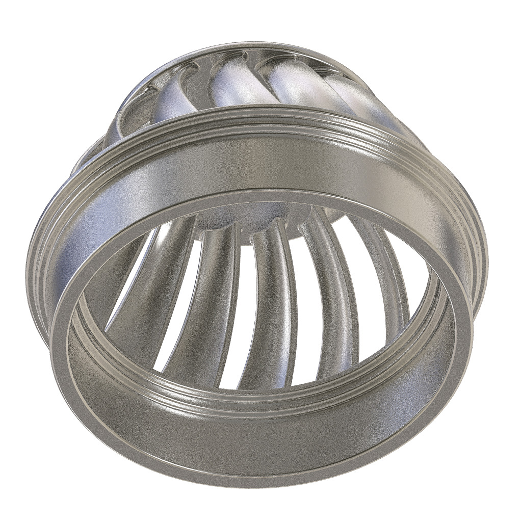 Turbine Roof Ventilator 3D print model_2