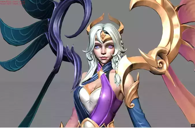 Lunox Dawn Revelation Low-poly 3D model