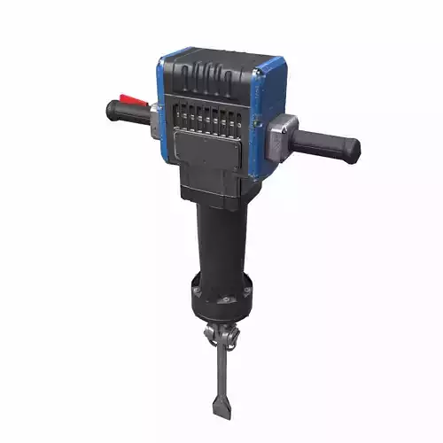 Jack Hammer Low Poly