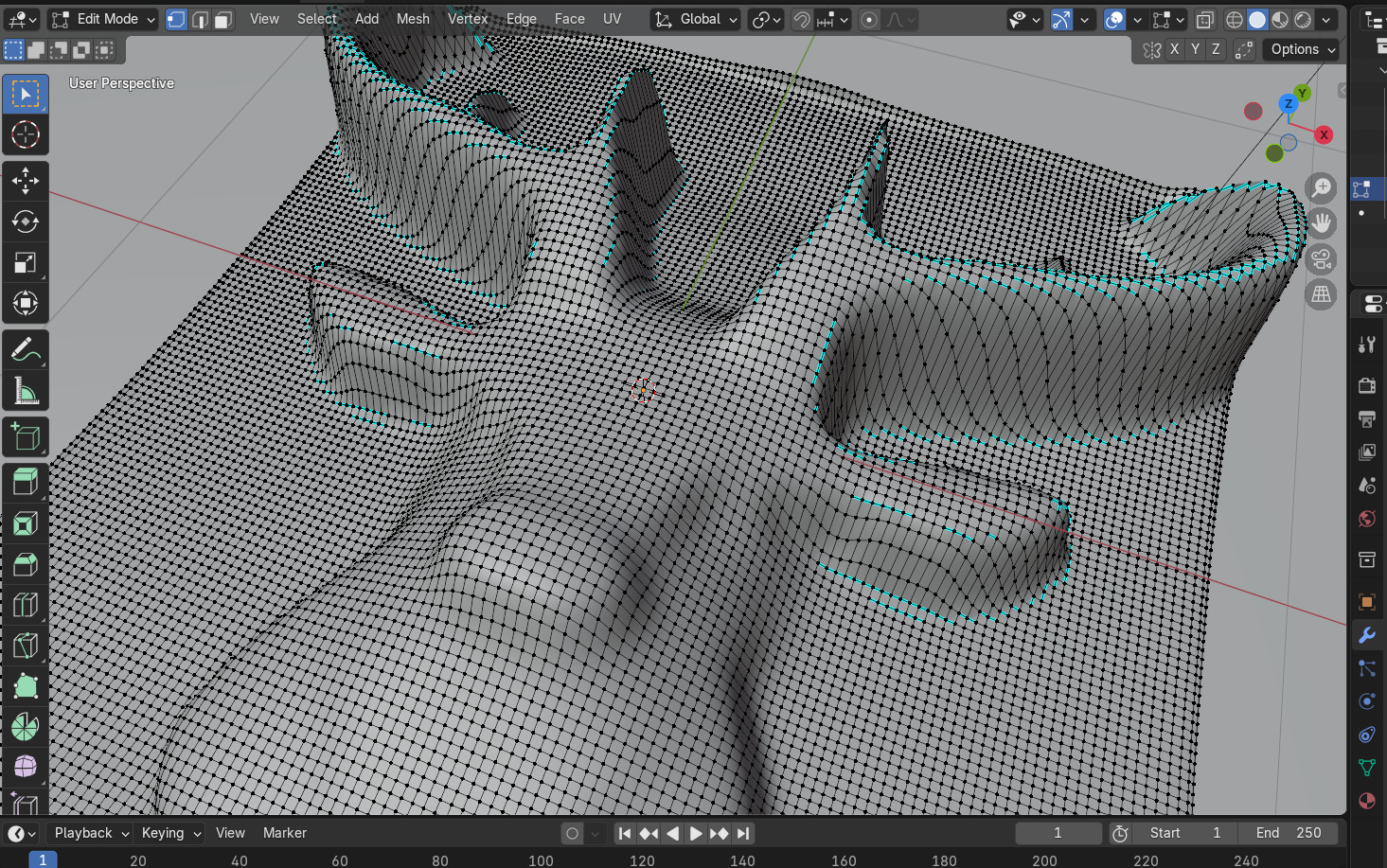 Stylized Deer Head 3D Model for Art Print and Digital Use 3D model_3