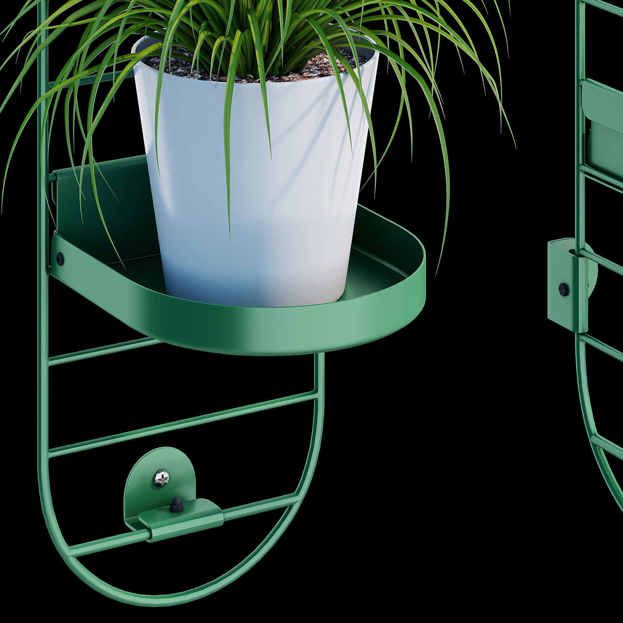 Skuggrona plant stand 3D model_12