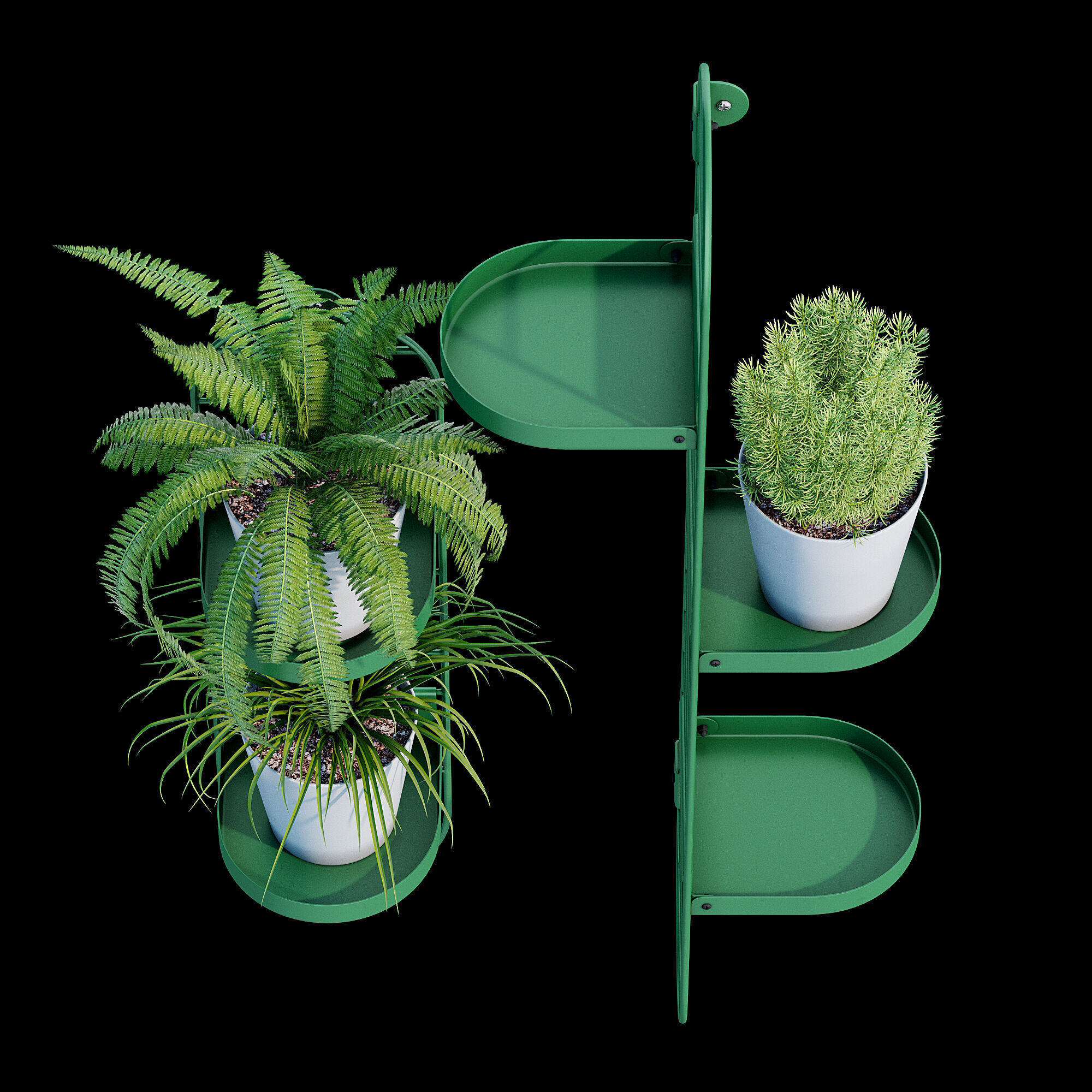 Skuggrona plant stand 3D model_11