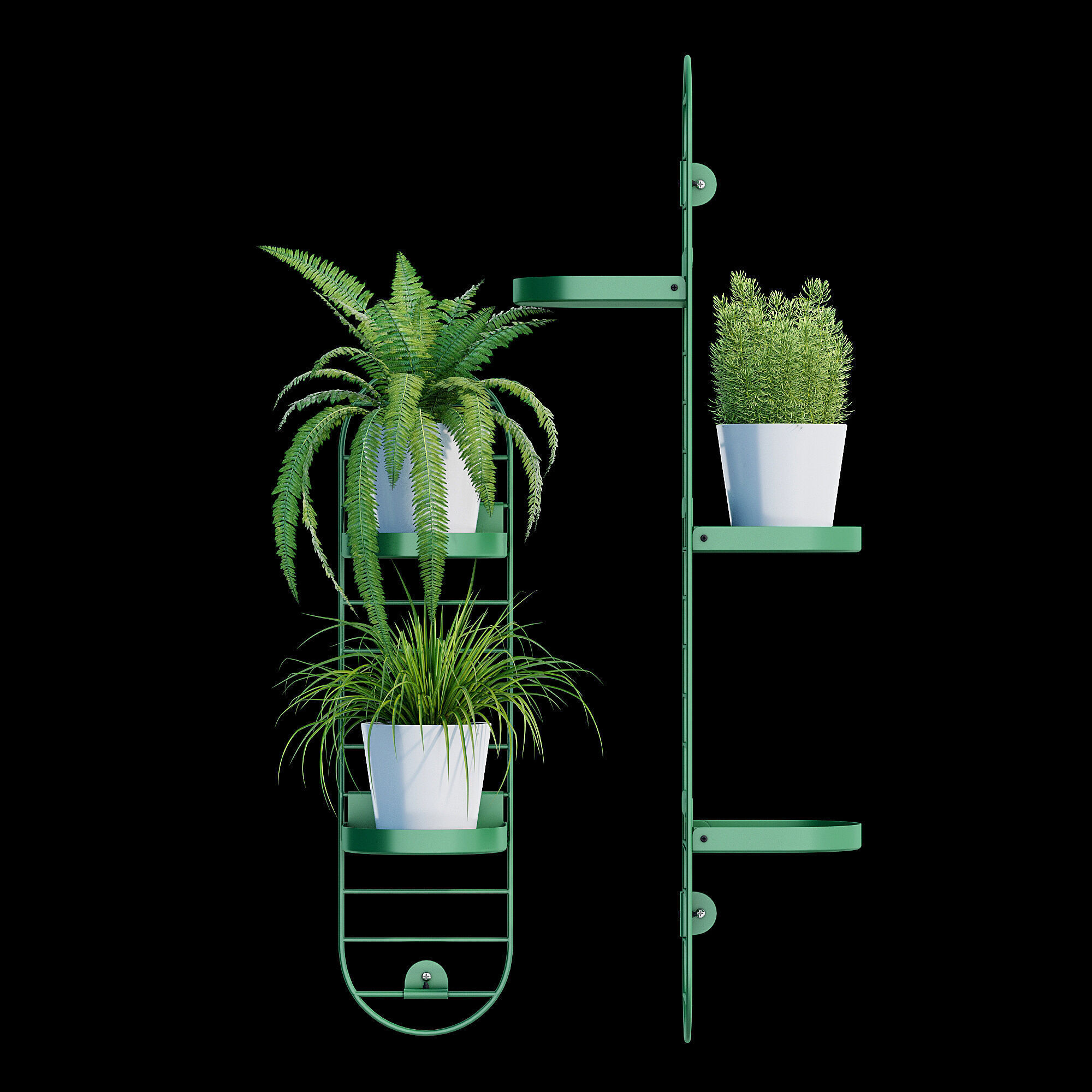 Skuggrona plant stand 3D model_8