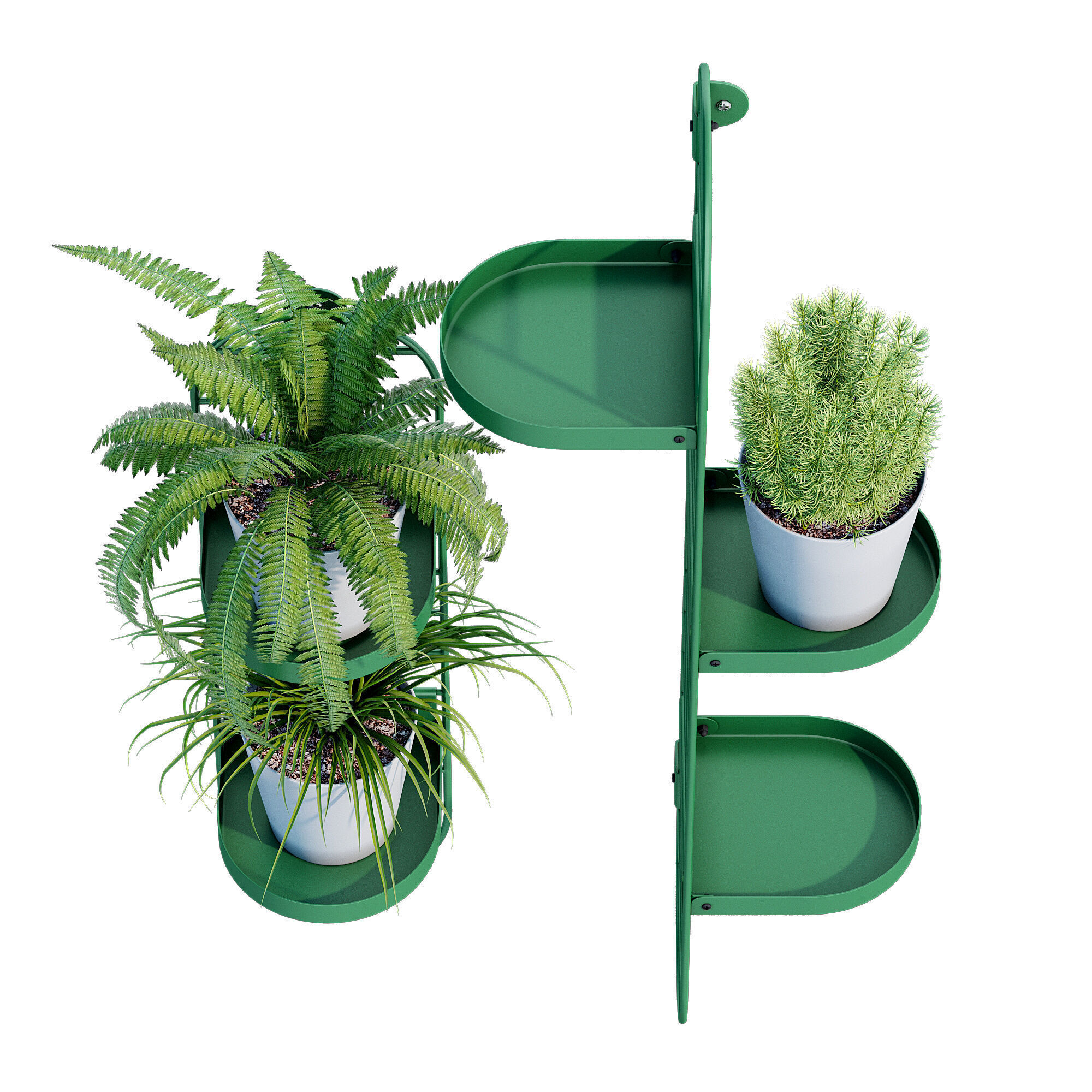 Skuggrona plant stand 3D model_3