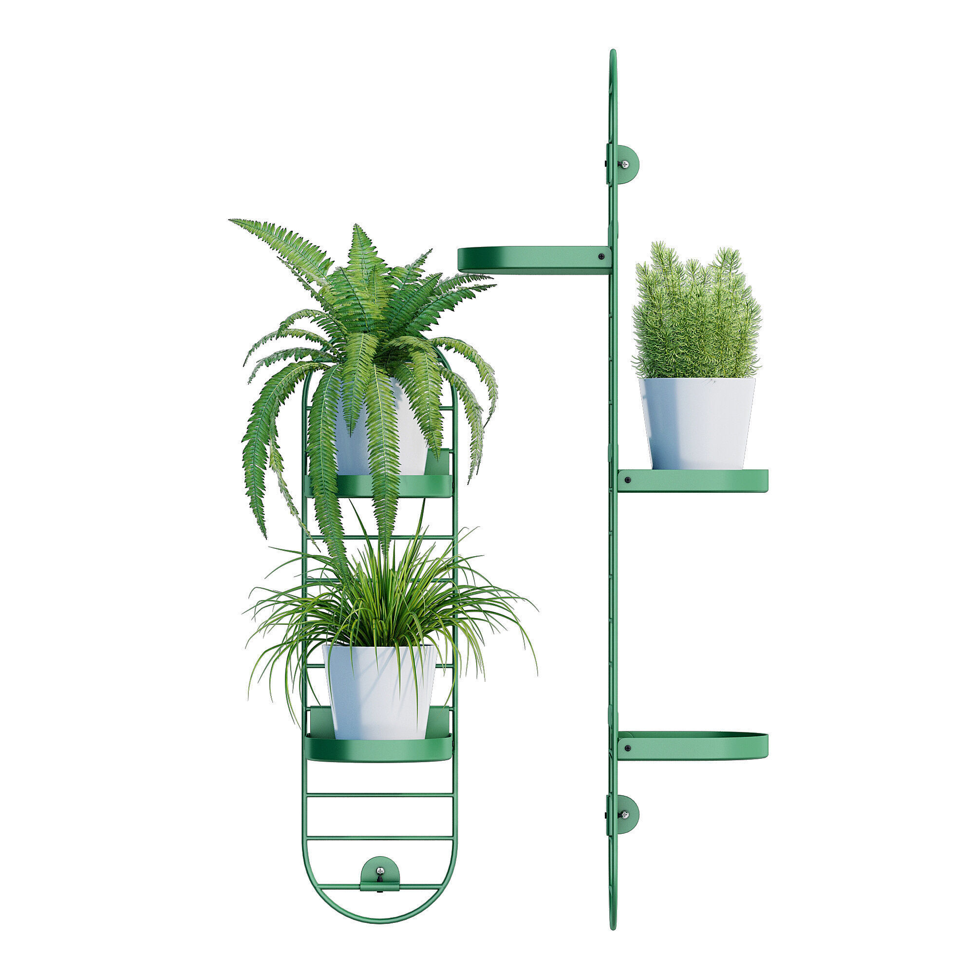 Skuggrona plant stand 3D model_1