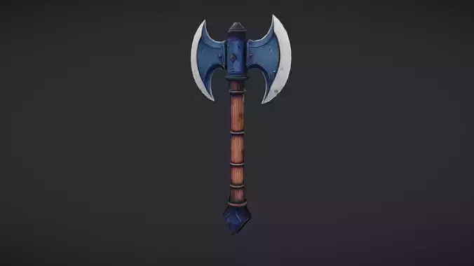 Stylized axe weapon