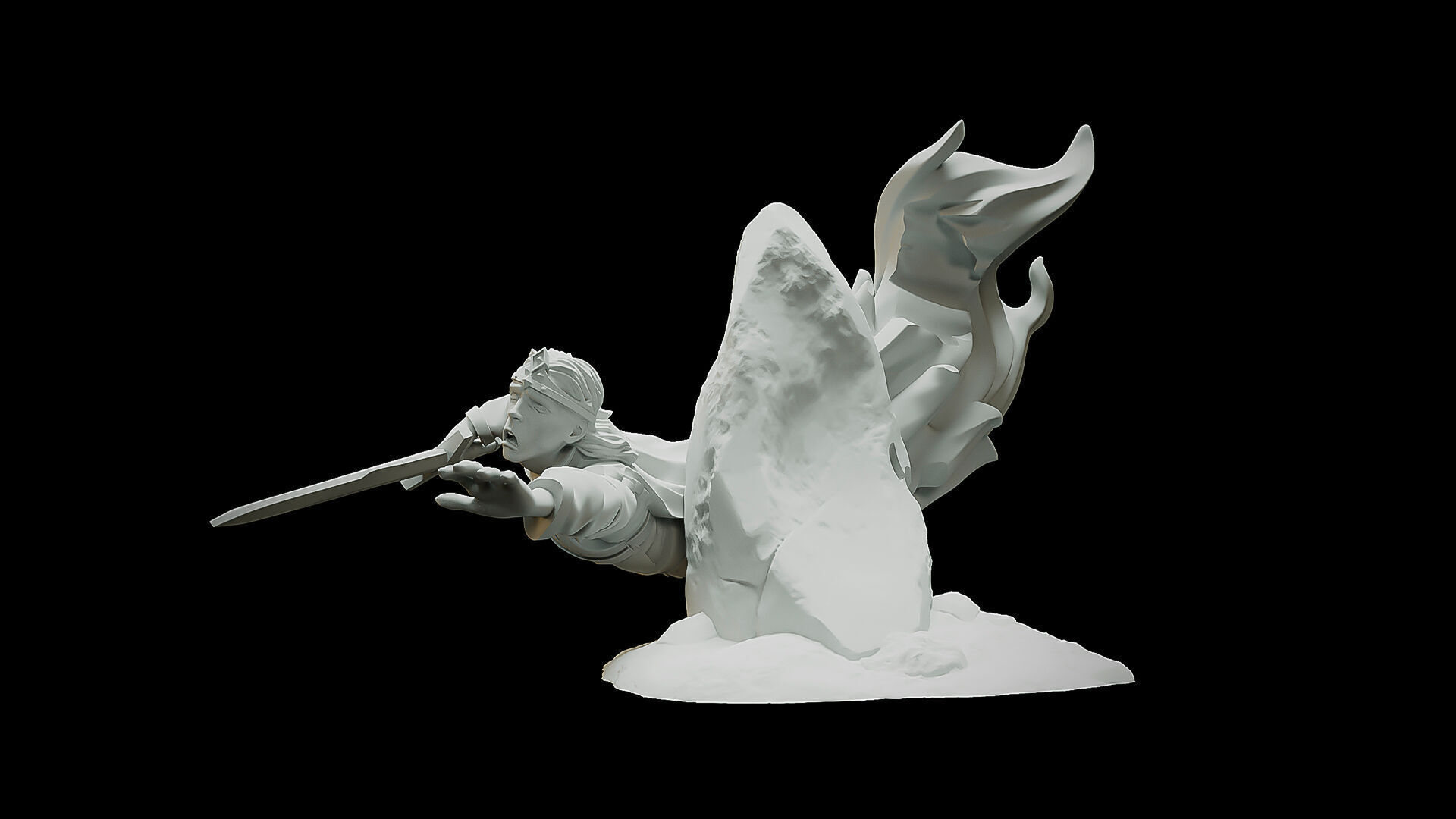  Shadow Pose 2 3D print model_2