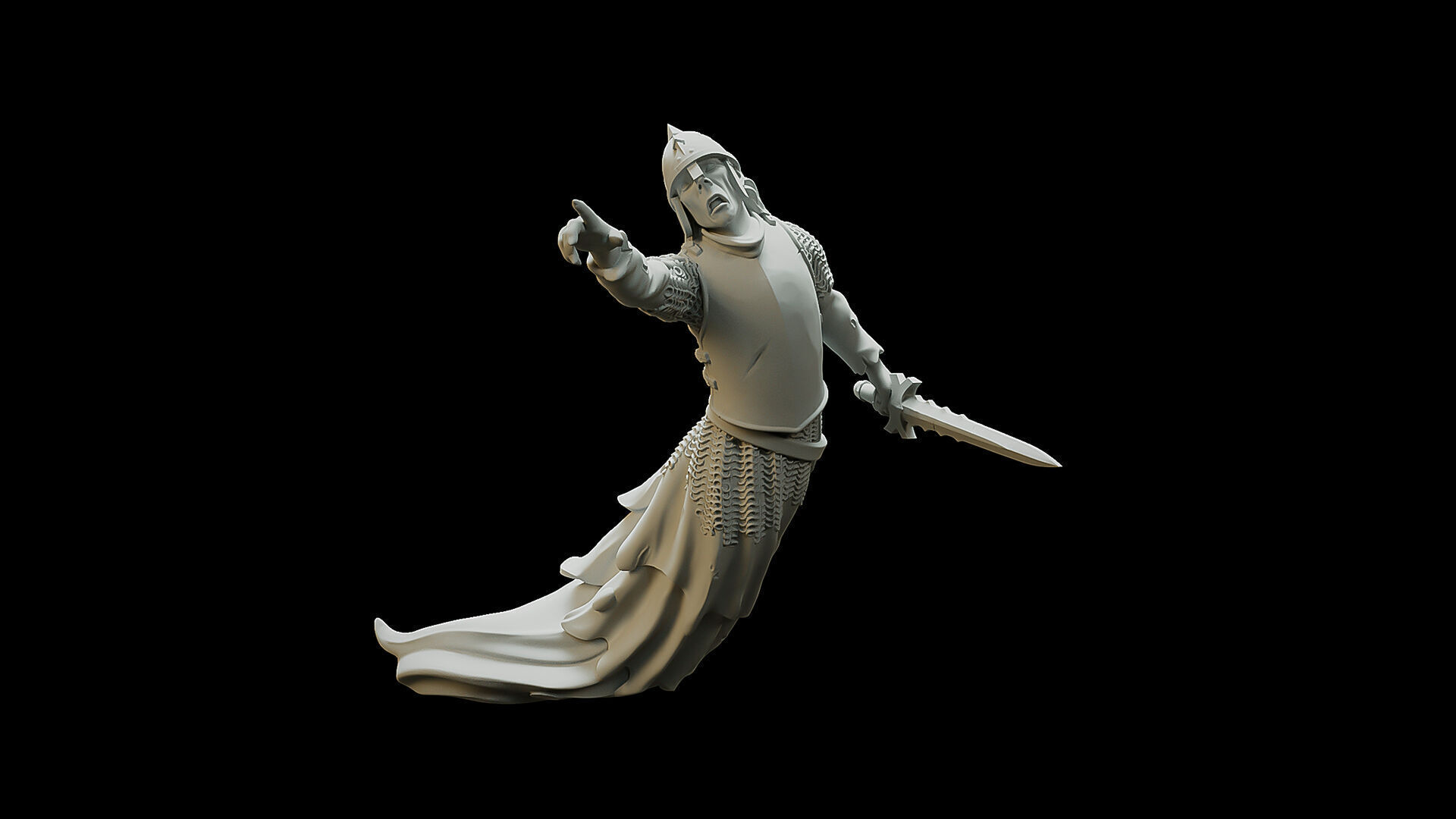 Shadow Pose 3 3D print model_1