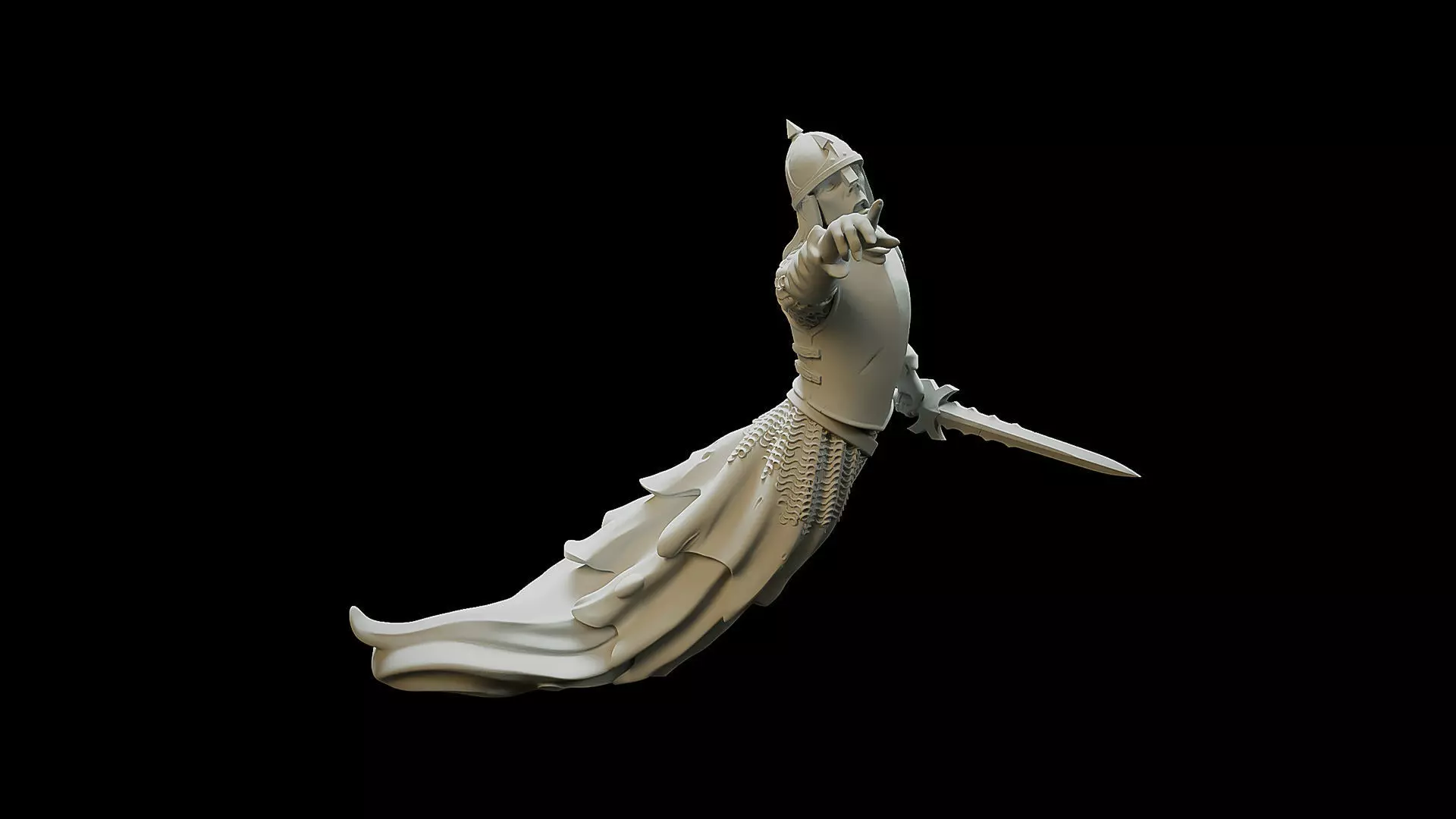 Shadow Pose 3 3D print model_0