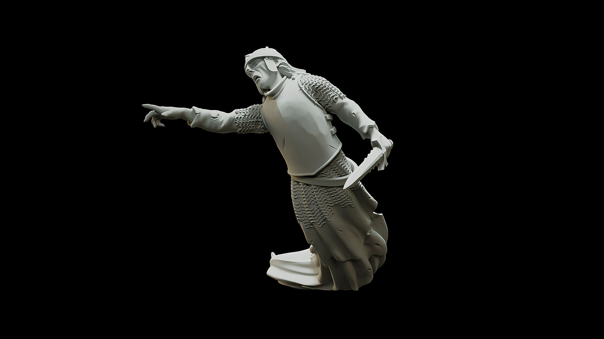 Shadow Pose 3 3D print model_2