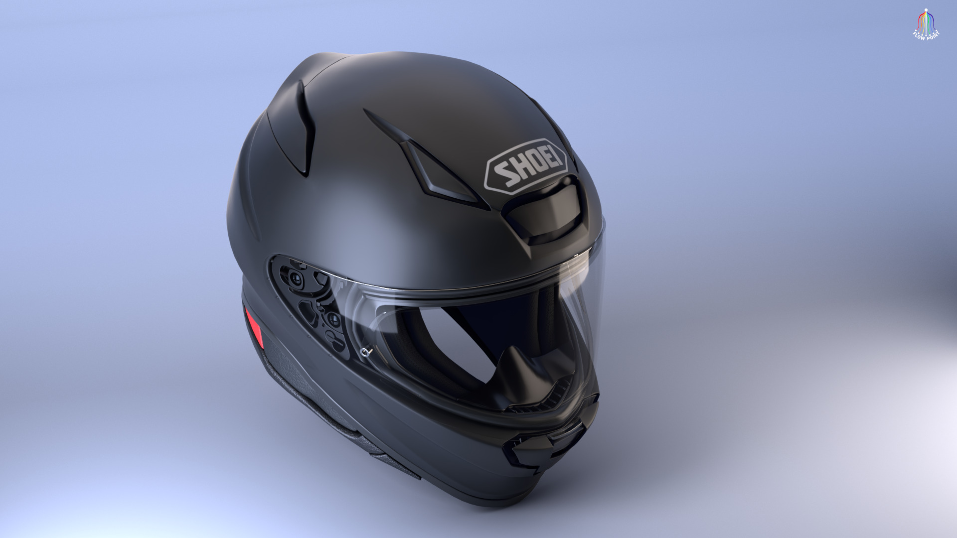 Shoei NXR2 Helmet 3D model_30
