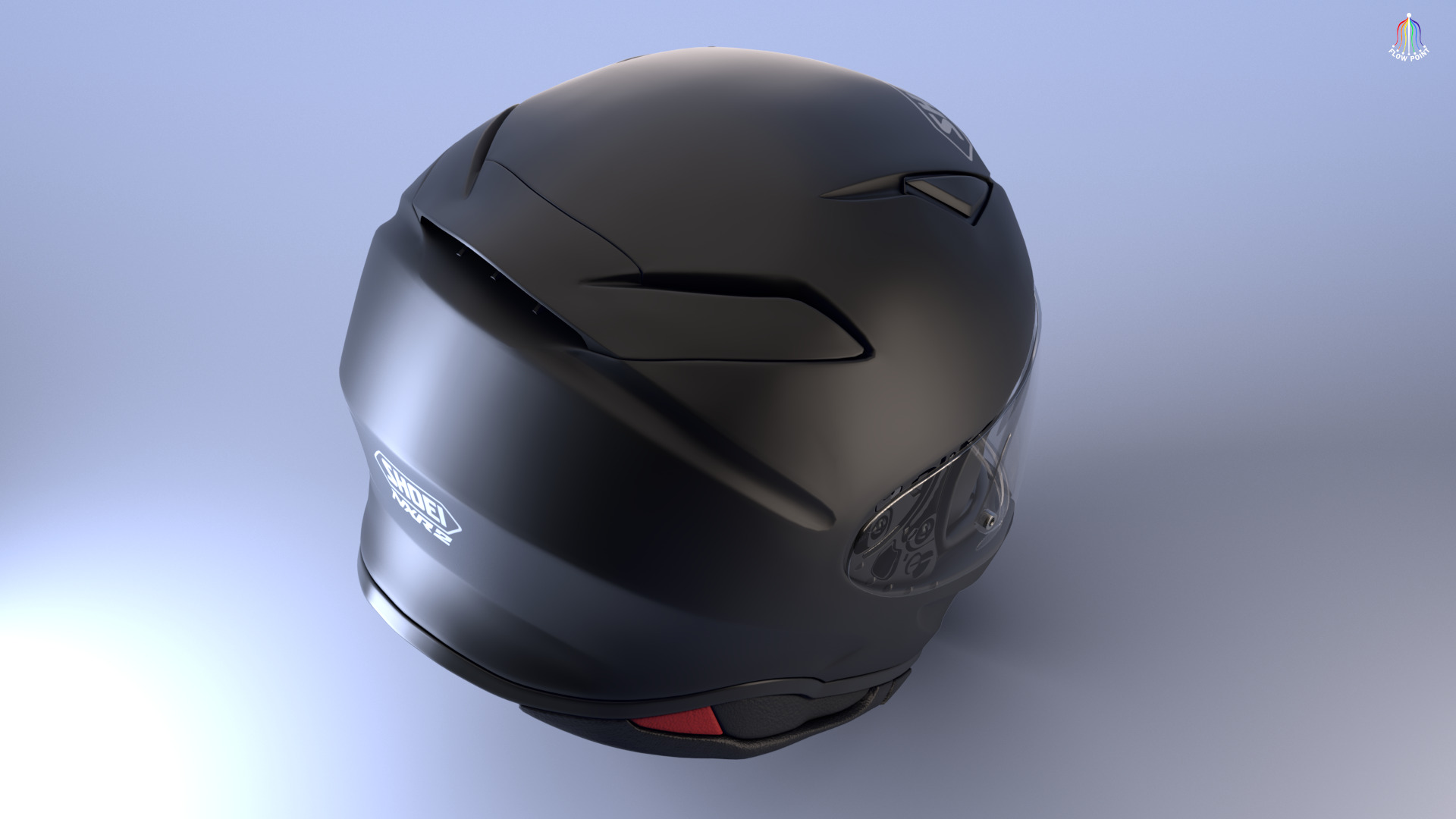 Shoei NXR2 Helmet 3D model_28