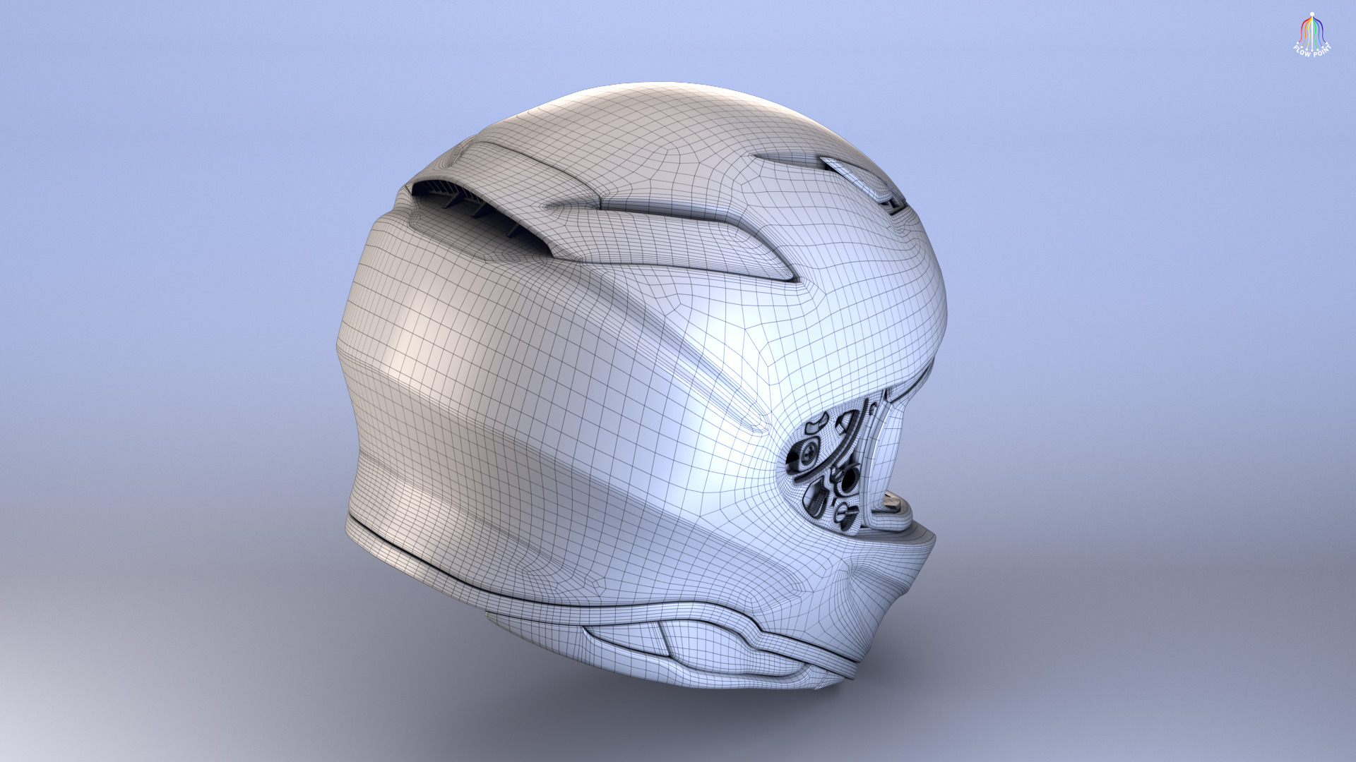 Shoei NXR2 Helmet 3D model_26